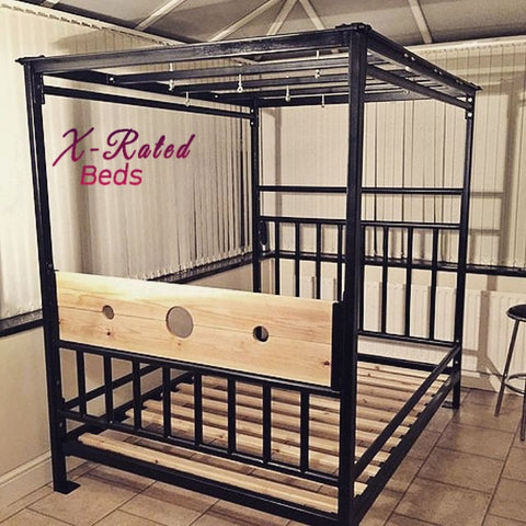 Made To Order Metal And Wood Bondage Bed