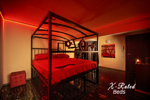 Made To Order Bondage Fun Underneath Cage Bed