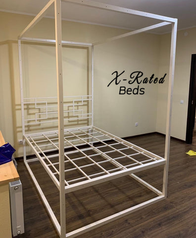 Made To Order 'Simple White' Bondage Bed
