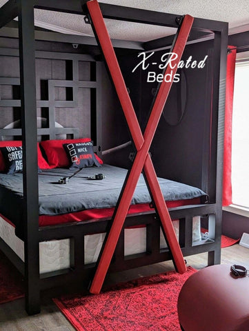 Made To Order Asian Style Cross Bondage Bed