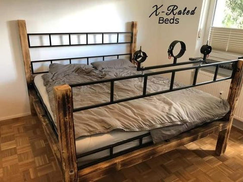 Made To Order Stained Wood Bondage Bed